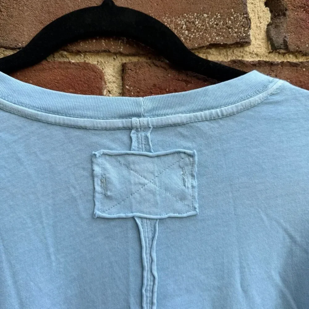 Free people We The Free Perfect Oversized long sleeve Tee blue S NEW